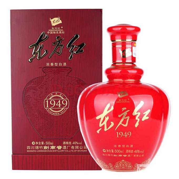 烟酒饮料 东方红 东方红品牌介绍   东方红酒属于四川剑南春集团有限