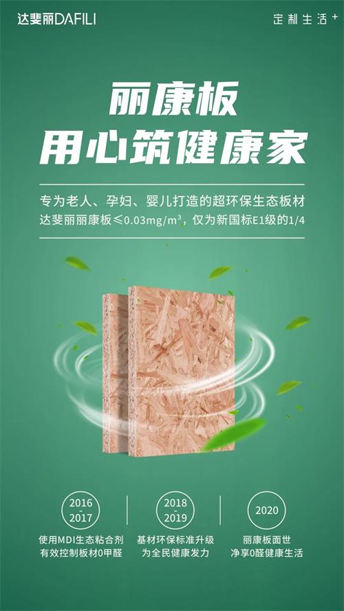 达斐丽零醛添加丽康板面世安醛利家战略启动